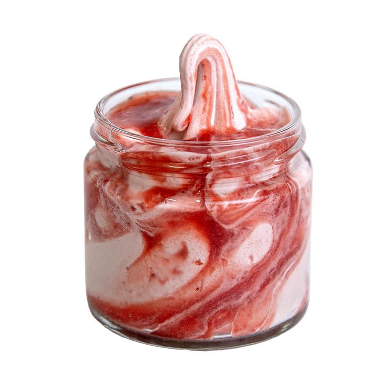 Eper sorbet, egy adagos desszert fagylalt - Bocco d'Oro Kft.